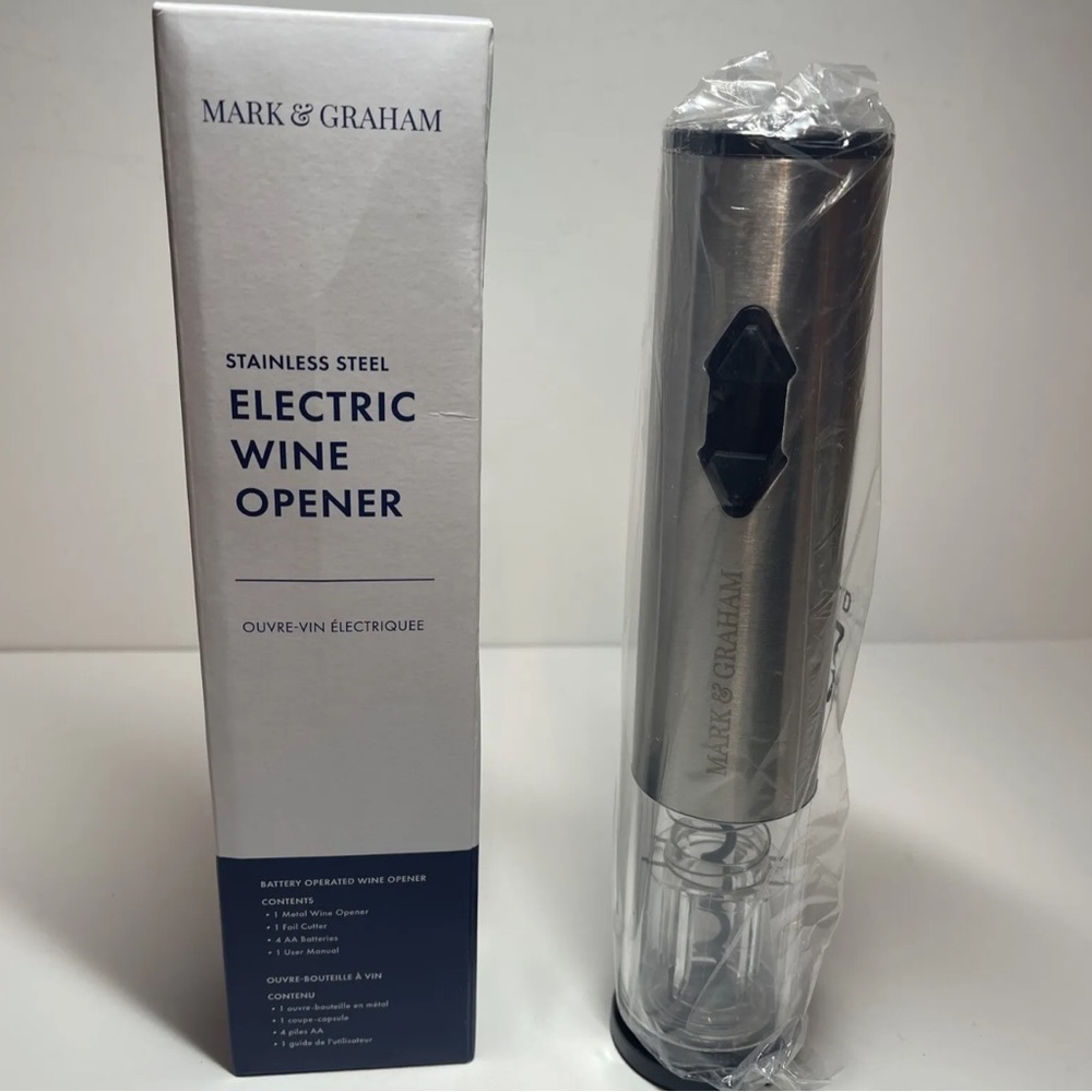 Mark & Graham Electric Wine Opener  Open Box